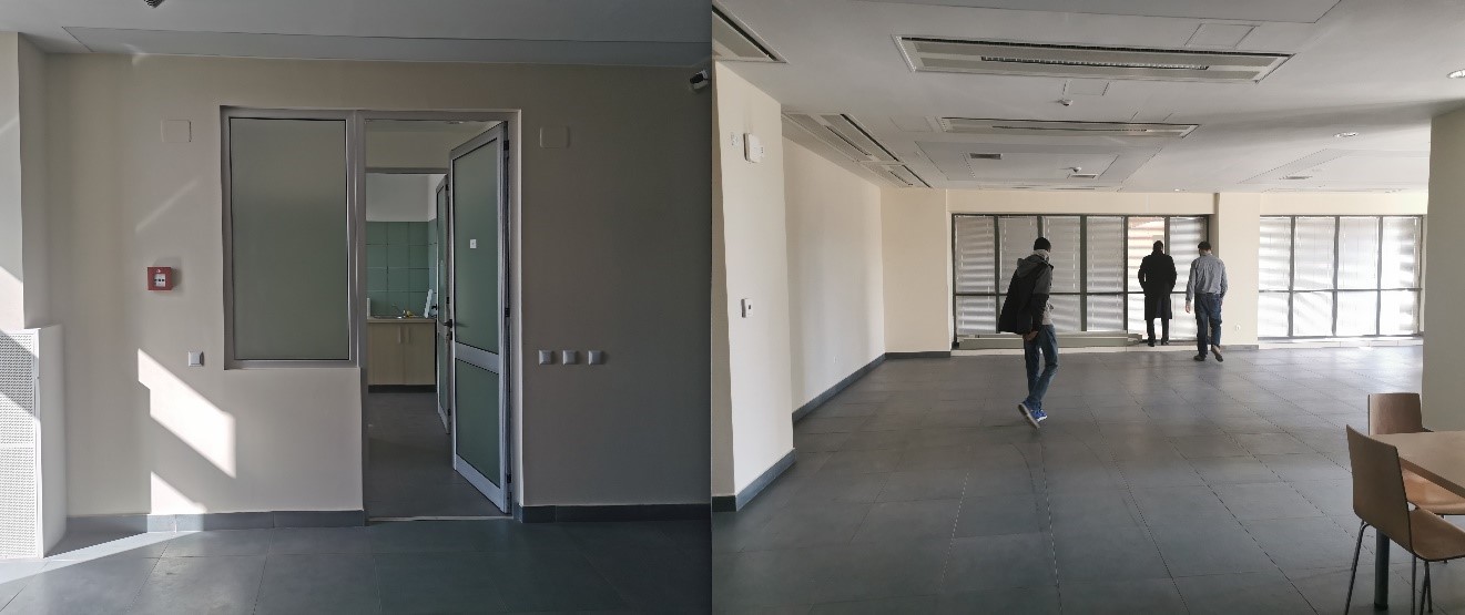 An equipment room at INVITE Systems SRL, a Huawei customer