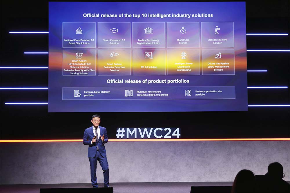 Figure 3：David Shi, Vice President of ICT Marketing and Solution Sales, Huawei