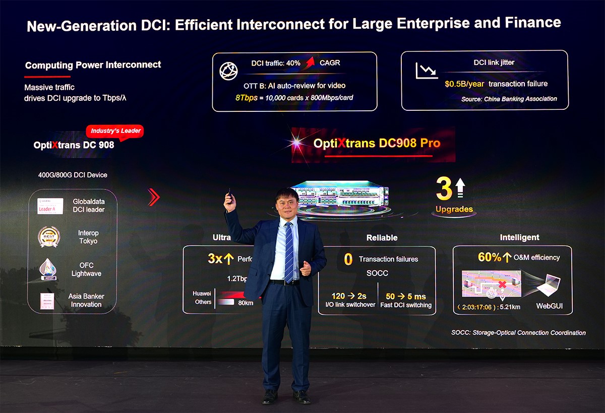 Huawei launches OptiXtrans DC908 Pro