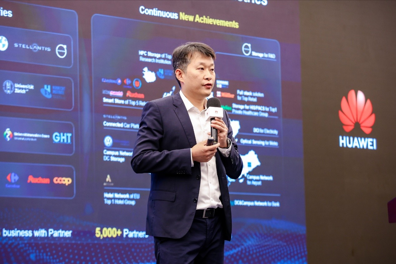 华为欧洲企业综合系统部部长金黎阳