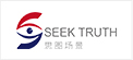 A company logo og Seek Truth